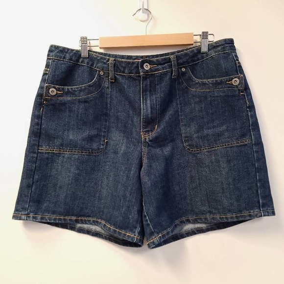 Faded Glory Pants - Faded Glory Denim Jeans Shorts Womens Size 16 Blue Pockets Summer Short